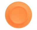 Talerz jednorazowy pomarańczowe, 18 cm, 6 szt. papier śr. 180mm 6 szt Godan (PF-TPPO)