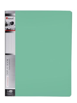 Teczka ofertowa A4 kolor: miętowy 40 kieszeni Titanum (TO40MI)
