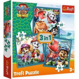 Puzzle Paw Patrol 3w1 3w1 el. Trefl (34903)