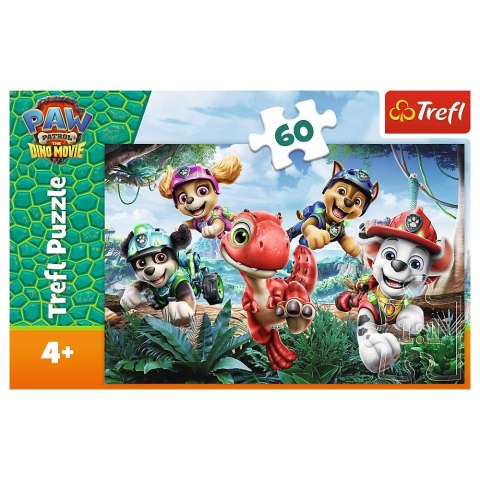 Puzzle Paw Patrol Dinozaurom na ratunek 60 el. Trefl (17425)