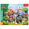 Puzzle Paw Patrol Prehistoryczna przyjaźń 24 el. Trefl (14382)