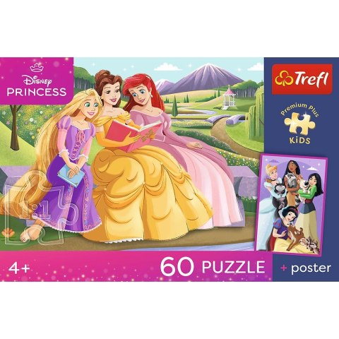 Puzzle Princess PREMIUM PLUS KIDS Siła w koronie 60 el. Trefl (17435)