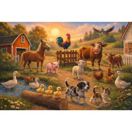 Puzzle Przyjaciele ze wsi 100 el. Trefl (16609)