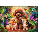 Puzzle Psy w oranżerii 600 el. Trefl (12205)