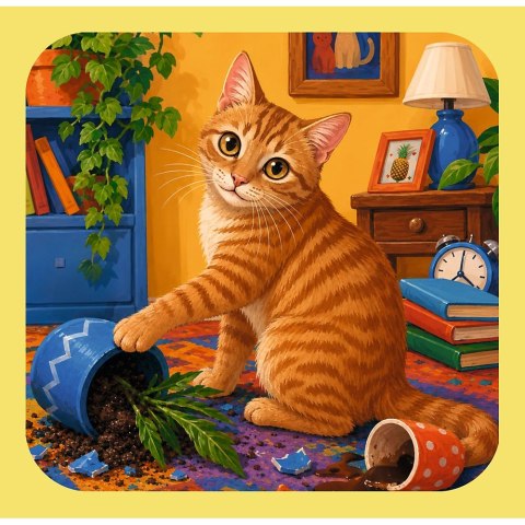 Puzzle Rodzina Treflików Puzzle 3w1 Radosne momenty Trefl (34906)