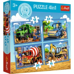 Puzzle Rodzina Treflików Puzzle 4w1 Wakacyjny klimat Trefl (34689)