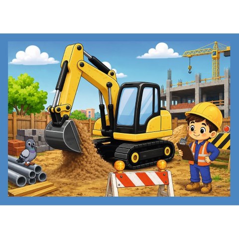 Puzzle Rodzina Treflików Puzzle 4w1 Wakacyjny klimat Trefl (34689)