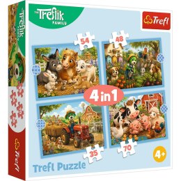 Puzzle Rodzina Treflików Rodzinny spacer Trefl (34692)