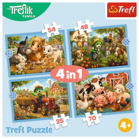 Puzzle Rodzina Treflików Rodzinny spacer Trefl (34692)