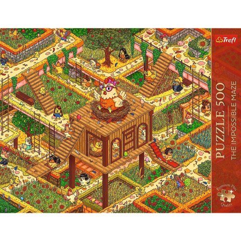 Puzzle Śmieszne kurczaki 500 el. Trefl (37629)