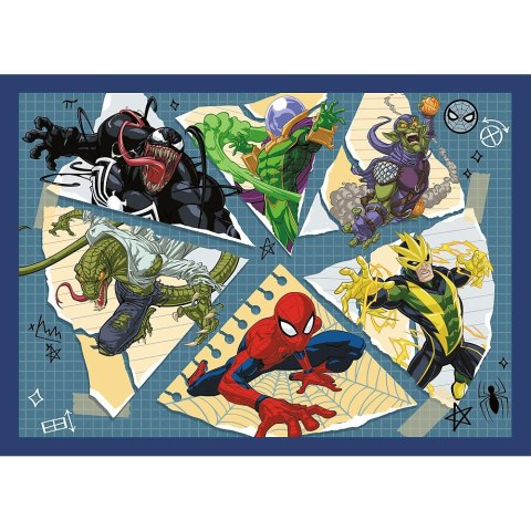Puzzle Spiderman Sieć zabawy 4x88 el. Trefl (34705)