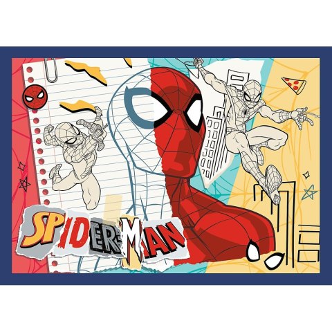 Puzzle Spiderman Sieć zabawy 4x88 el. Trefl (34705)