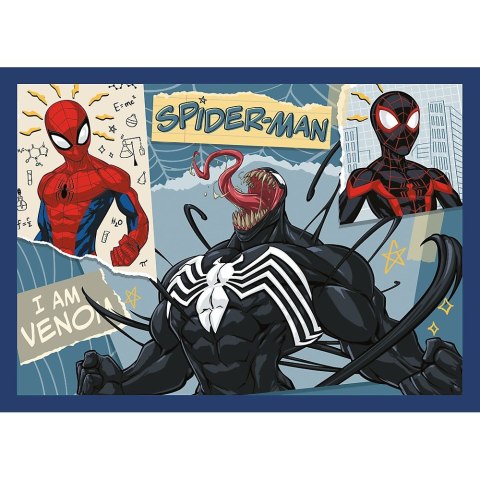 Puzzle Spiderman Sieć zabawy 4x88 el. Trefl (34705)