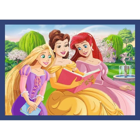 Puzzle Stitch Romantyczne księżniczki 4x88 el. Trefl (34700)