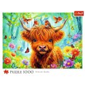 Puzzle Szkocka krowa 1000 el. Trefl (10998)