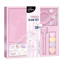 Zestaw kreatywny dla dzieci GLAM SET Pudrowy 37 EL Kidea (GSP34KA)