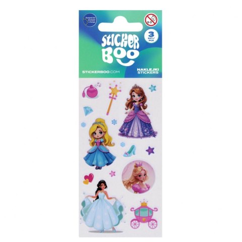 Naklejka (nalepka) Księżniczki Stickerboo (568353)