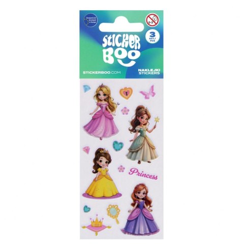 Naklejka (nalepka) Księżniczki Stickerboo (568353)