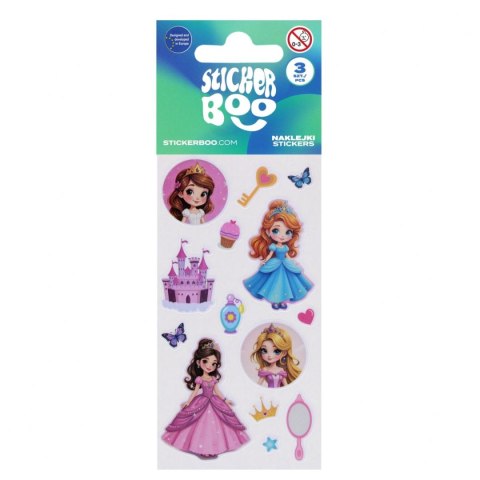 Naklejka (nalepka) Księżniczki Stickerboo (568353)