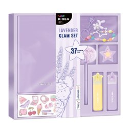 Zestaw kreatywny dla dzieci GLAM SET LAWENDOWY 37 EL Kidea (GSL37KA)