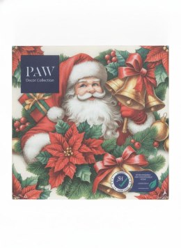 Serwetki Lunch Santa Bells mix nadruk bibuła [mm:] 330x330 Paw (SDL242400)