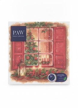 Serwetki Lunch Winter Haven mix nadruk bibuła [mm:] 330x330 Paw (SDL242500)