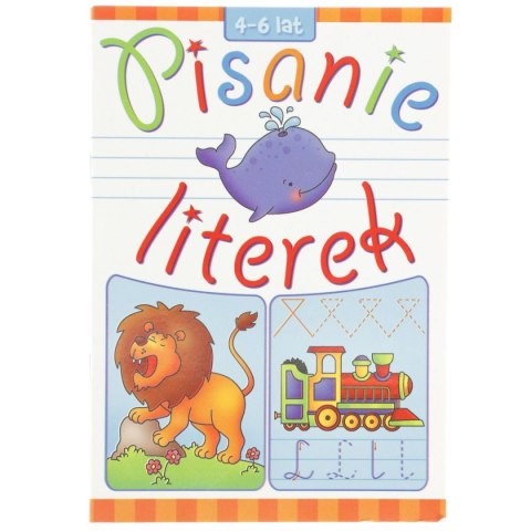Książeczka edukacyjna pisanie literek 4-6 lat Literka (0039)