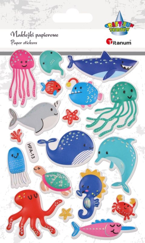 Naklejka (nalepka) Craft-Fun Series wypukła Titanum (HFA-013)