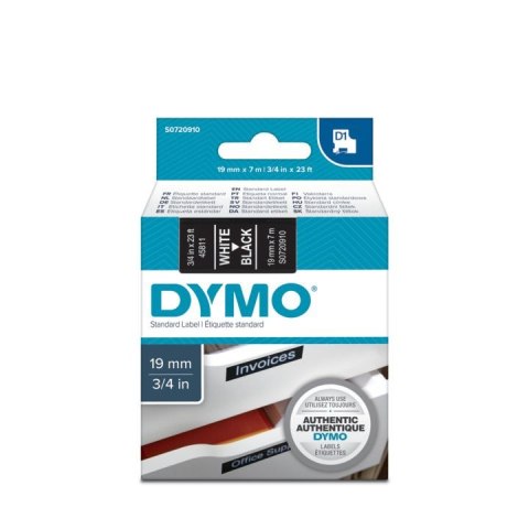Taśma do drukarki etykiet 19x7 [mm x m] biały Dymo (45811)