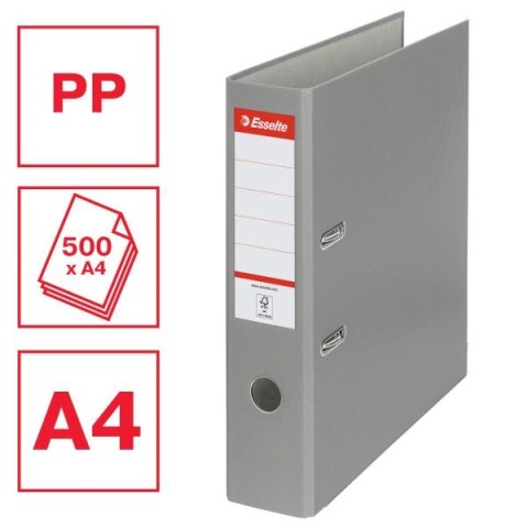 Segregator dźwigniowy Ekonomiczny A4 75mm szary Esselte (11272)