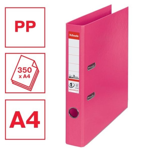 Segregator dźwigniowy No.1 Power A4 50mm fuksja Esselte (811413)