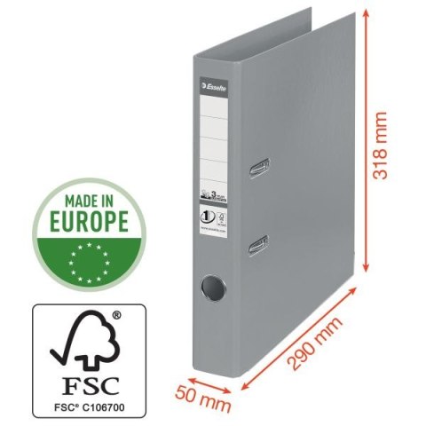 Segregator dźwigniowy No.1 Power A4 50mm żółty Esselte (811410)