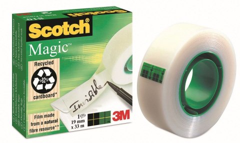 Taśma biurowa magic 19x33 [mm x m] Scotch (810)
