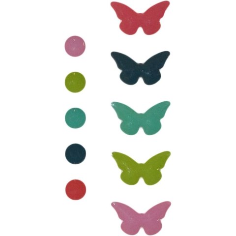 Naklejka (nalepka) Craft-Fun Series motyle i kółka Titanum (1912)