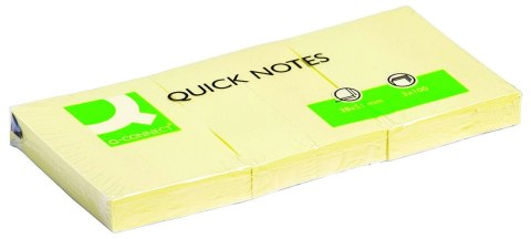 Notes samoprzylepny (karteczki) żółty 100k [mm:] 38x51 Q-Connect (KF10500)