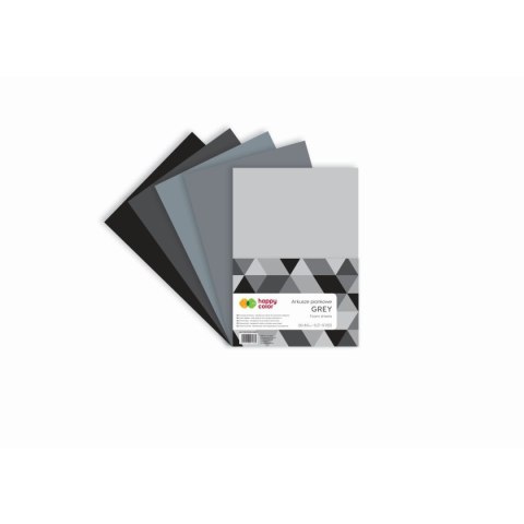 Arkusz piankowy kolor: szary 5 ark. [mm:] 200x300 Happy Color (HA 7130 2030-GREY)