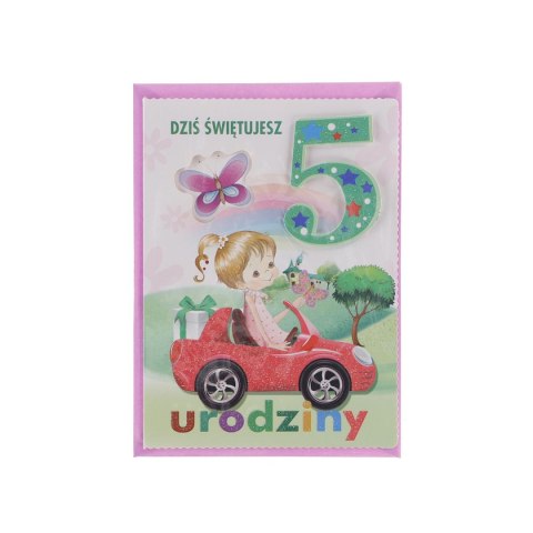 Kartka składana B6 urodziny 1-5 lat Top Graphic (5907786924894)
