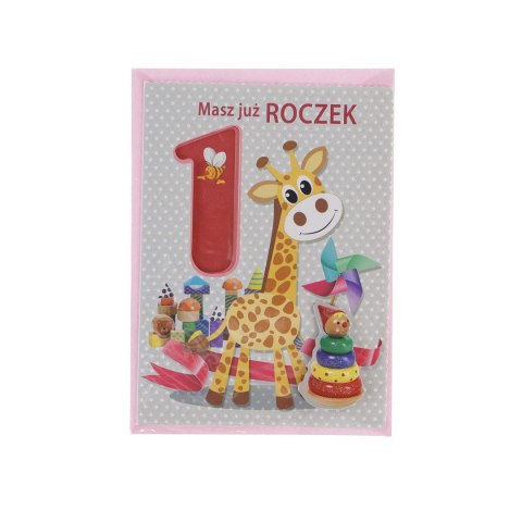 Kartka składana B6 urodziny 1-5 lat Top Graphic (5907786924894)