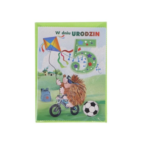 Kartka składana B6 urodziny 1-5 lat Top Graphic (5907786924894)