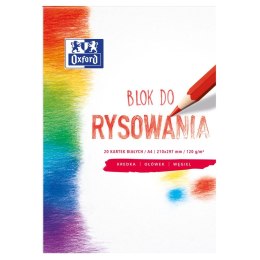 Blok rysunkowy Oxford Oxford A4 biały 120g 20k (400093195)