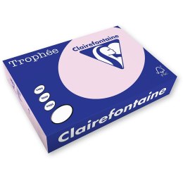 Papier kolorowy Trophee kolorowy A4 różowy 160g (xca41017)