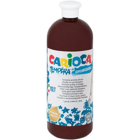 Farba tempera Carioca kolor: brązowy 1000ml 1 kolor. (170-2660)