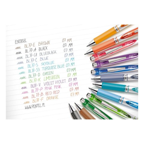 Pióro kulkowe BL77-VO wkład fiolet Pentel
