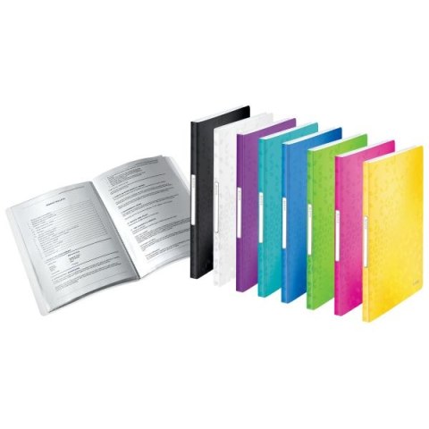Teczka ofertowa Wow A4 kolor: CZARNY 40 kieszeni Leitz (46320095)