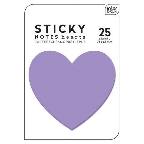 Zakładki indeksujące HEARTS 75X68 [mm:] 76x68 Interdruk (5902277327154)