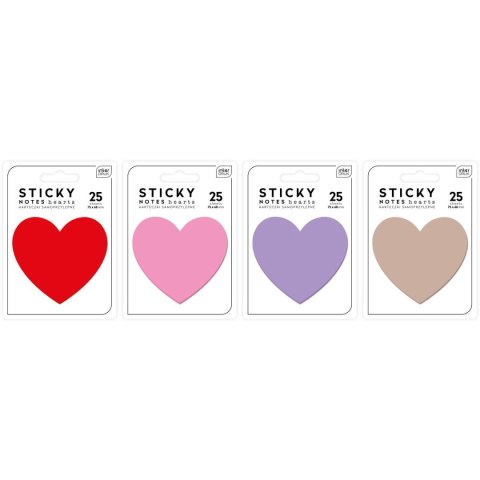 Zakładki indeksujące HEARTS 75X68 [mm:] 76x68 Interdruk (5902277327154)