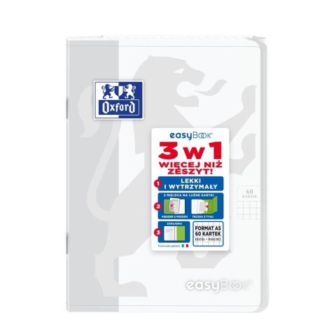 Zeszyt A5 EASYBOOK 60k. 90g krata Oxford (400146693)