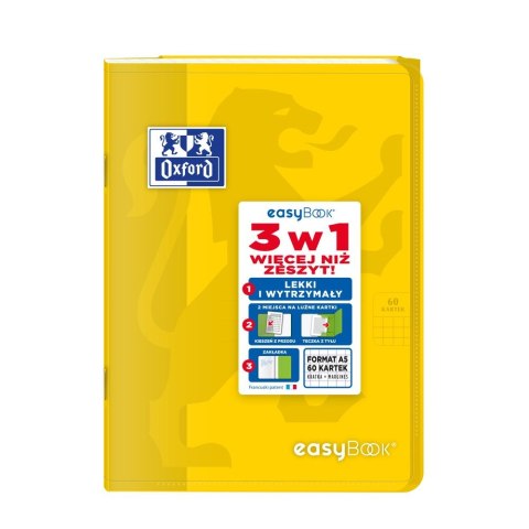 Zeszyt A5 EASYBOOK 60k. 90g krata Oxford (400146693)