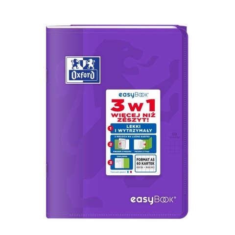 Zeszyt A5 EASYBOOK 60k. 90g krata Oxford (400146693)