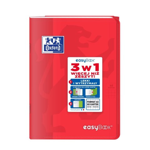 Zeszyt A5 EASYBOOK 60k. 90g krata Oxford (400146693)